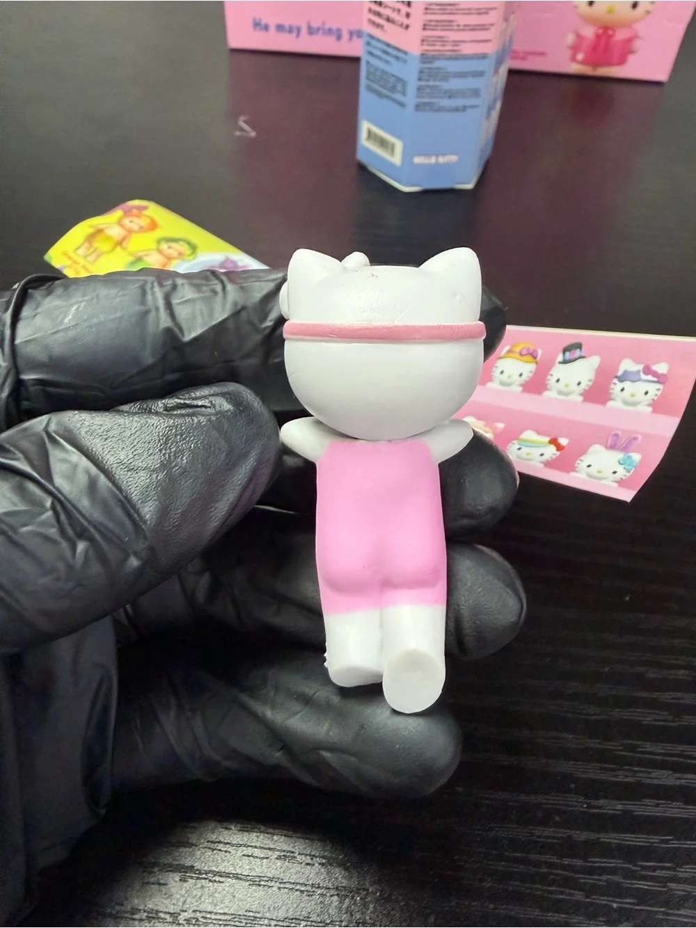 Cute Hello Kitty HIPPERS Decorative Mini Figure - Pink & Blue